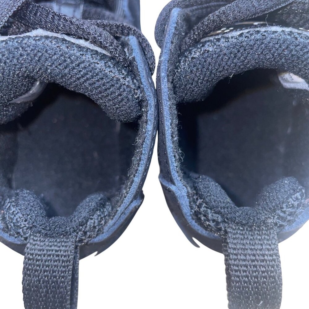 Air Jordan Kids Black Suede Sneakers Lace-Up Basketball Shoes Size 7C - Picture 6 of 8
